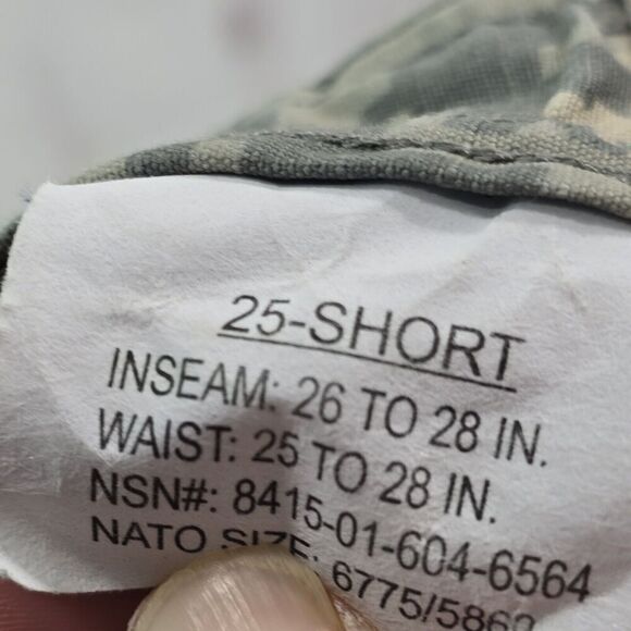 Desert Camo Pants Women 0 25 Short Digital Army BDU Fatigues Military Air Force - Picture 3 of 14